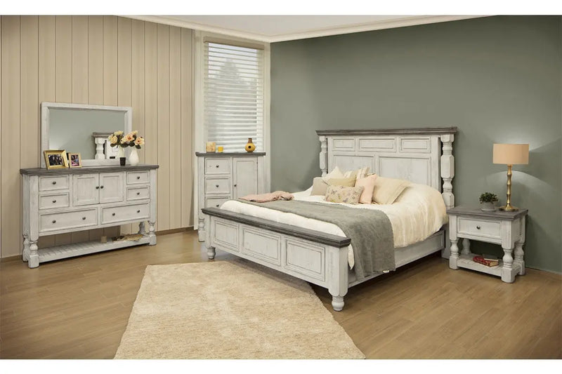27" Ivory Solid Wood One Drawer Nightstand Homeroots Bed & Bath
