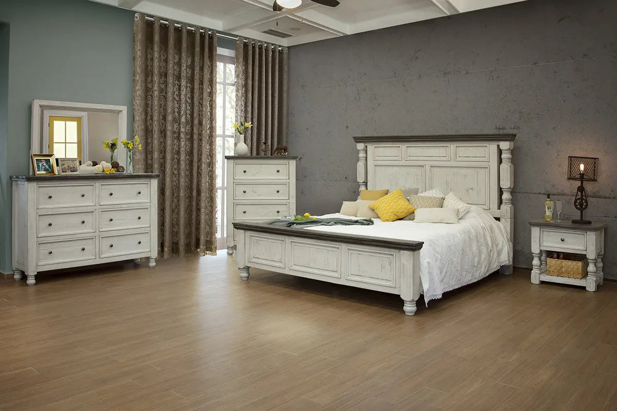 27" Ivory Solid Wood One Drawer Nightstand Homeroots Bed & Bath
