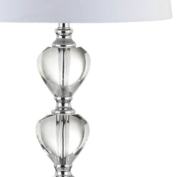 27" Silver Globe Table Lamp With Drum Shade Homeroots Lighting