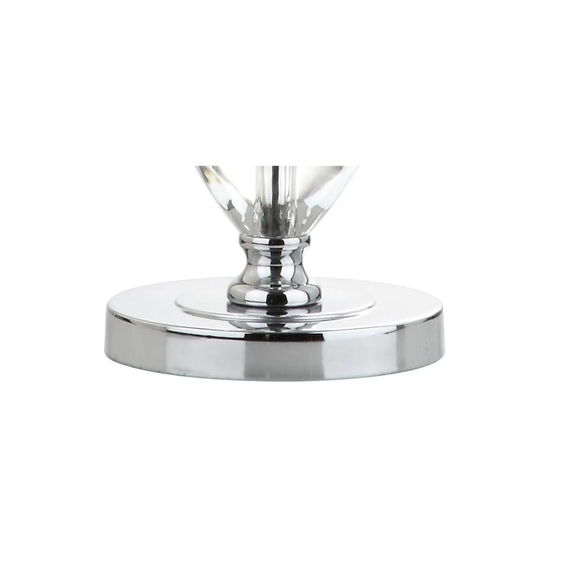 27" Silver Globe Table Lamp With Drum Shade Homeroots Lighting