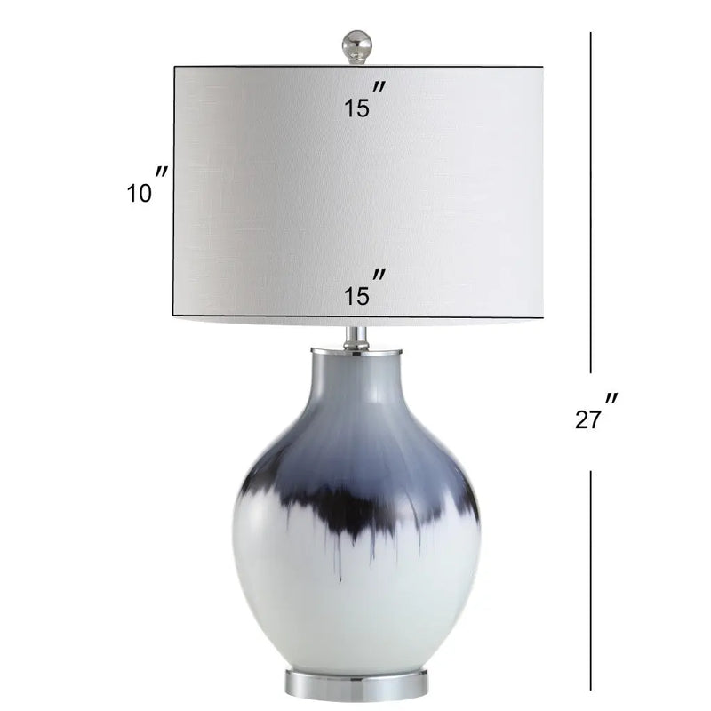 27" Silver Novelty Table Lamp With Globe Shade Homeroots Lighting