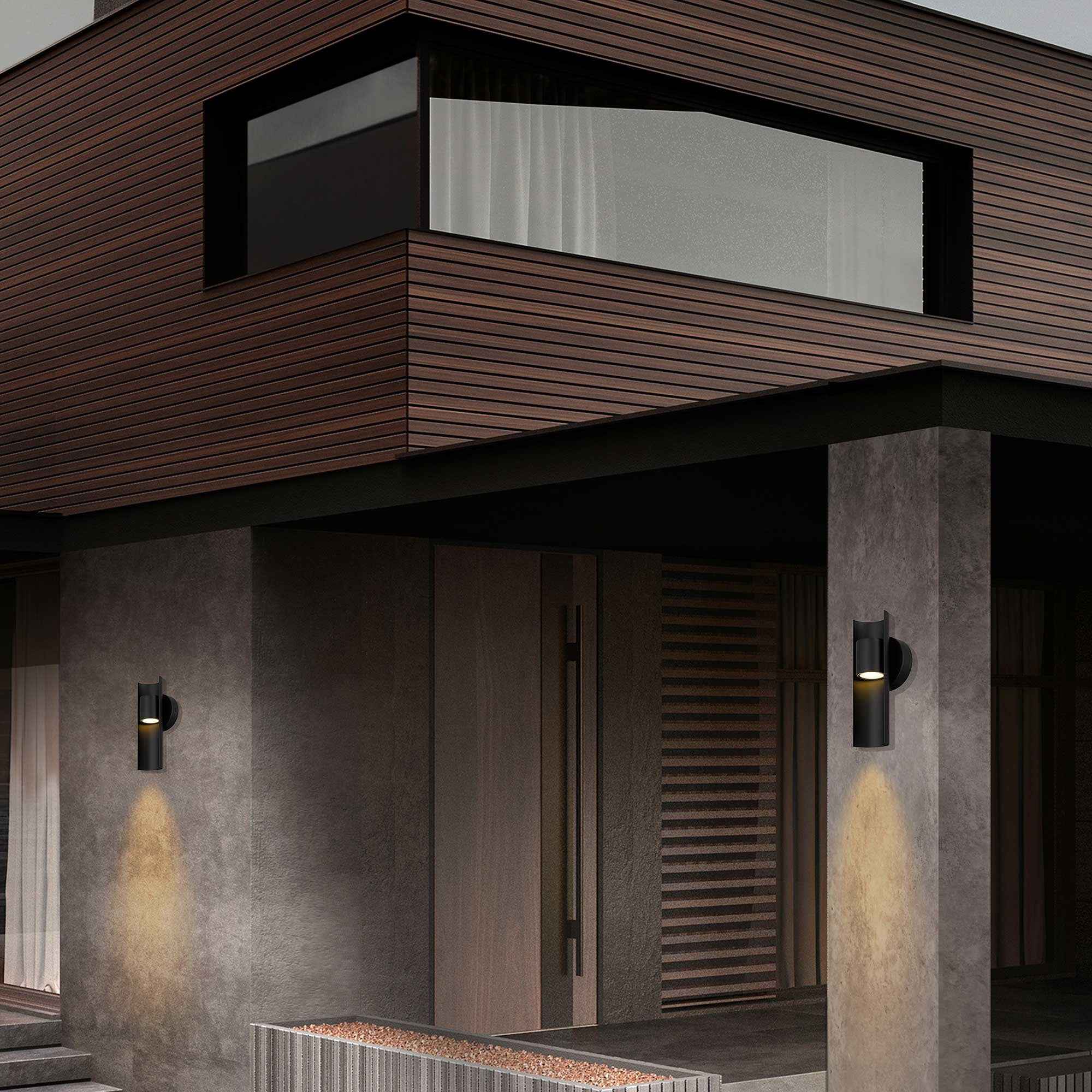 12" Black Metal Flush Mount