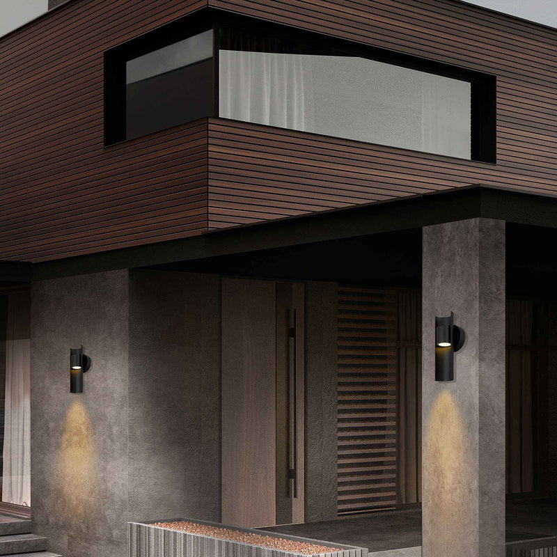 12" Black Metal Flush Mount