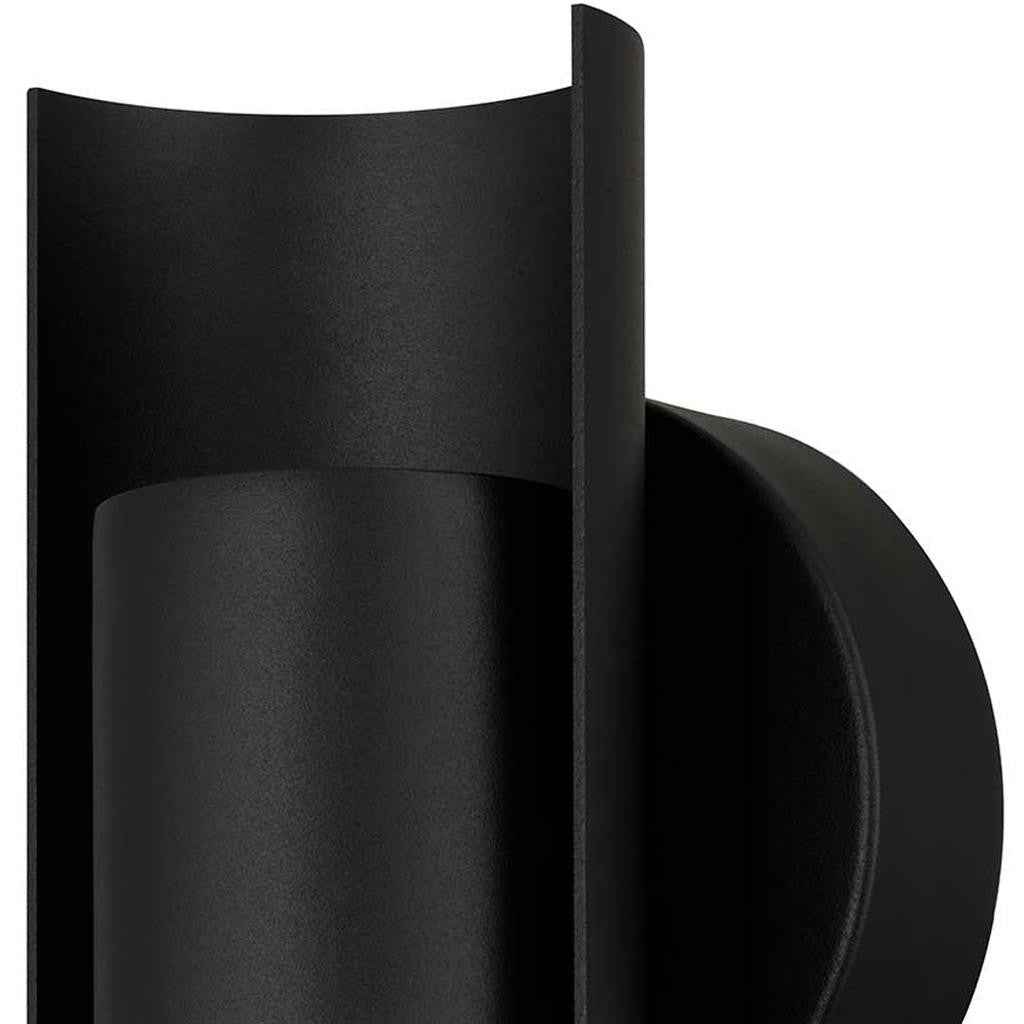 12" Black Metal Flush Mount