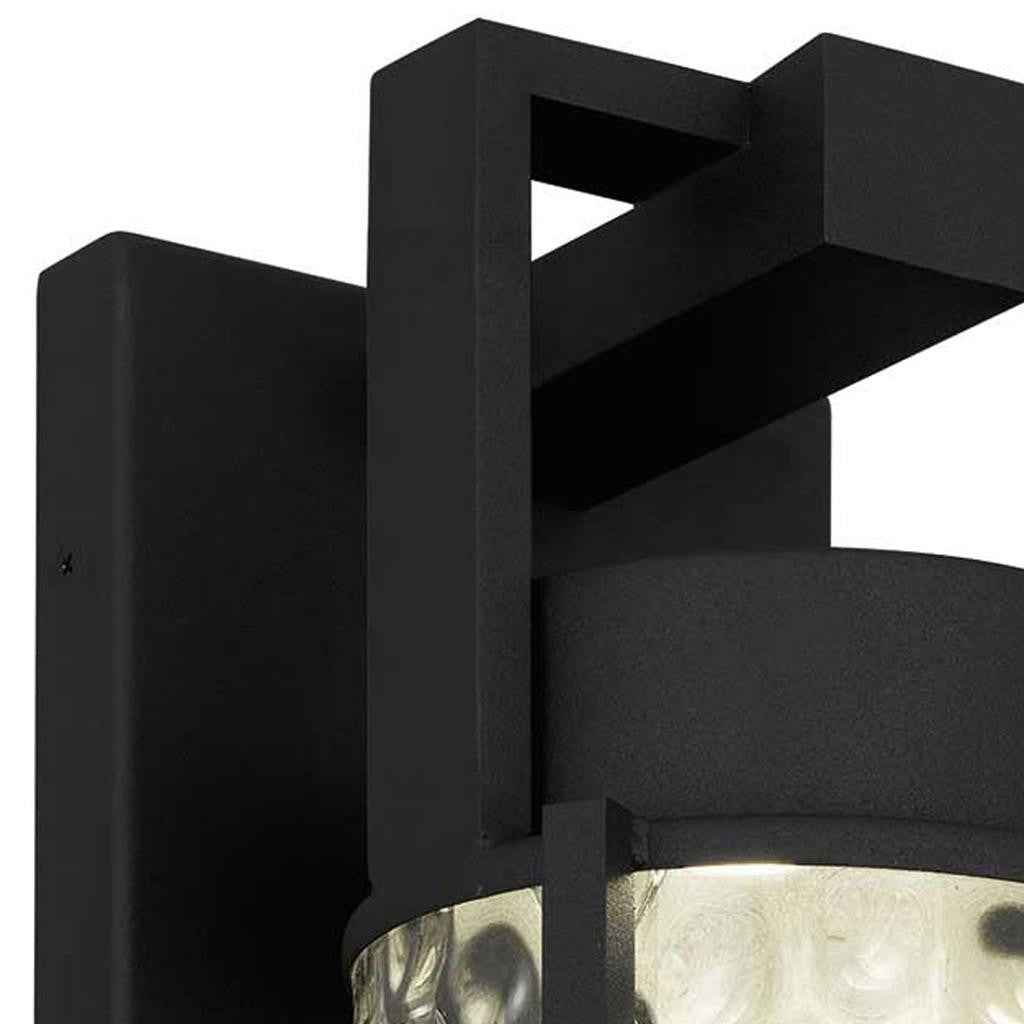 17" Black Metal Flush Mount