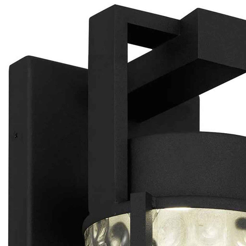 17" Black Metal Flush Mount