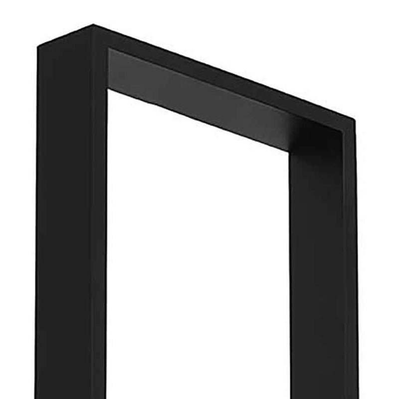 32" Black Metal Flush Mount