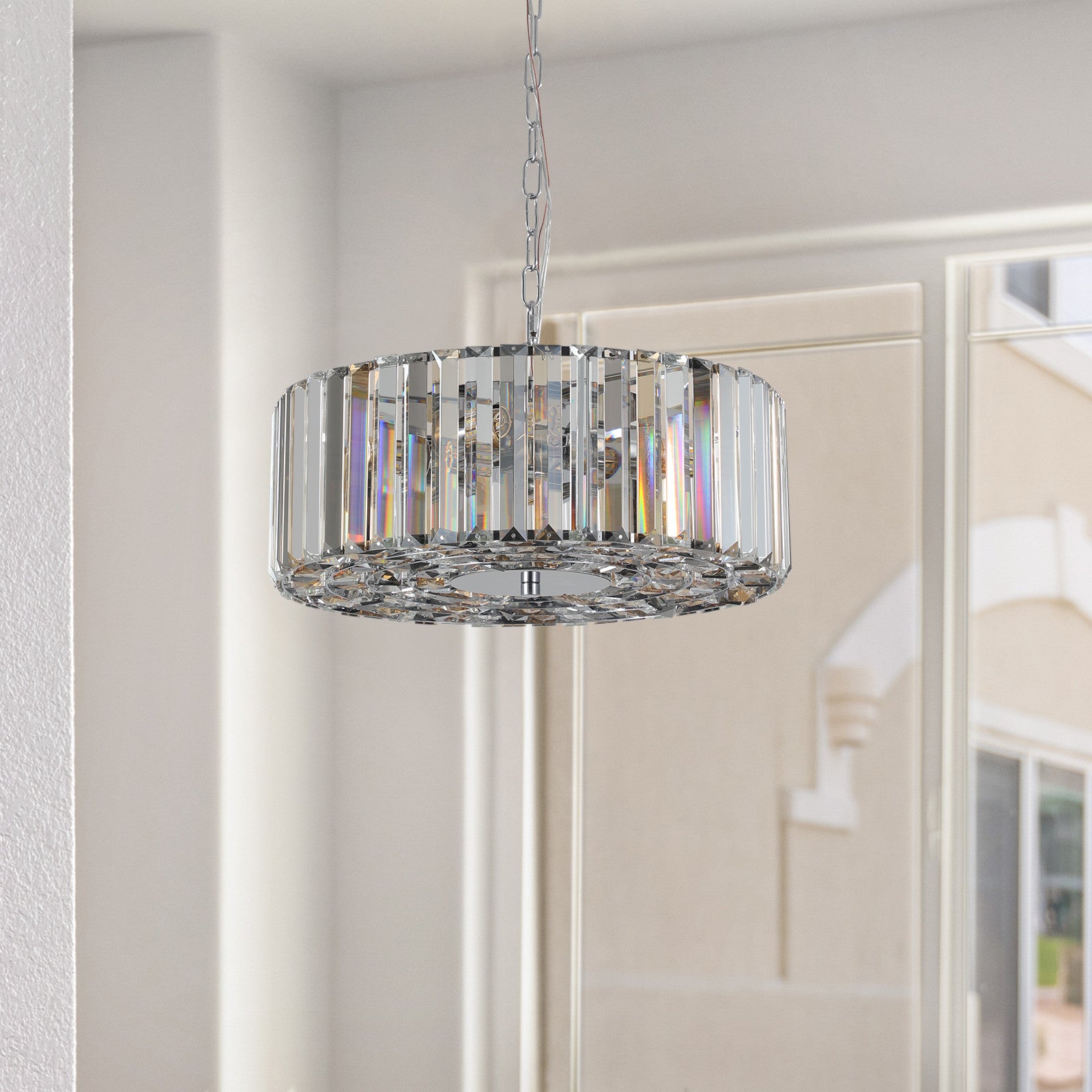 Clear Chandelier Crystal Ceiling Light