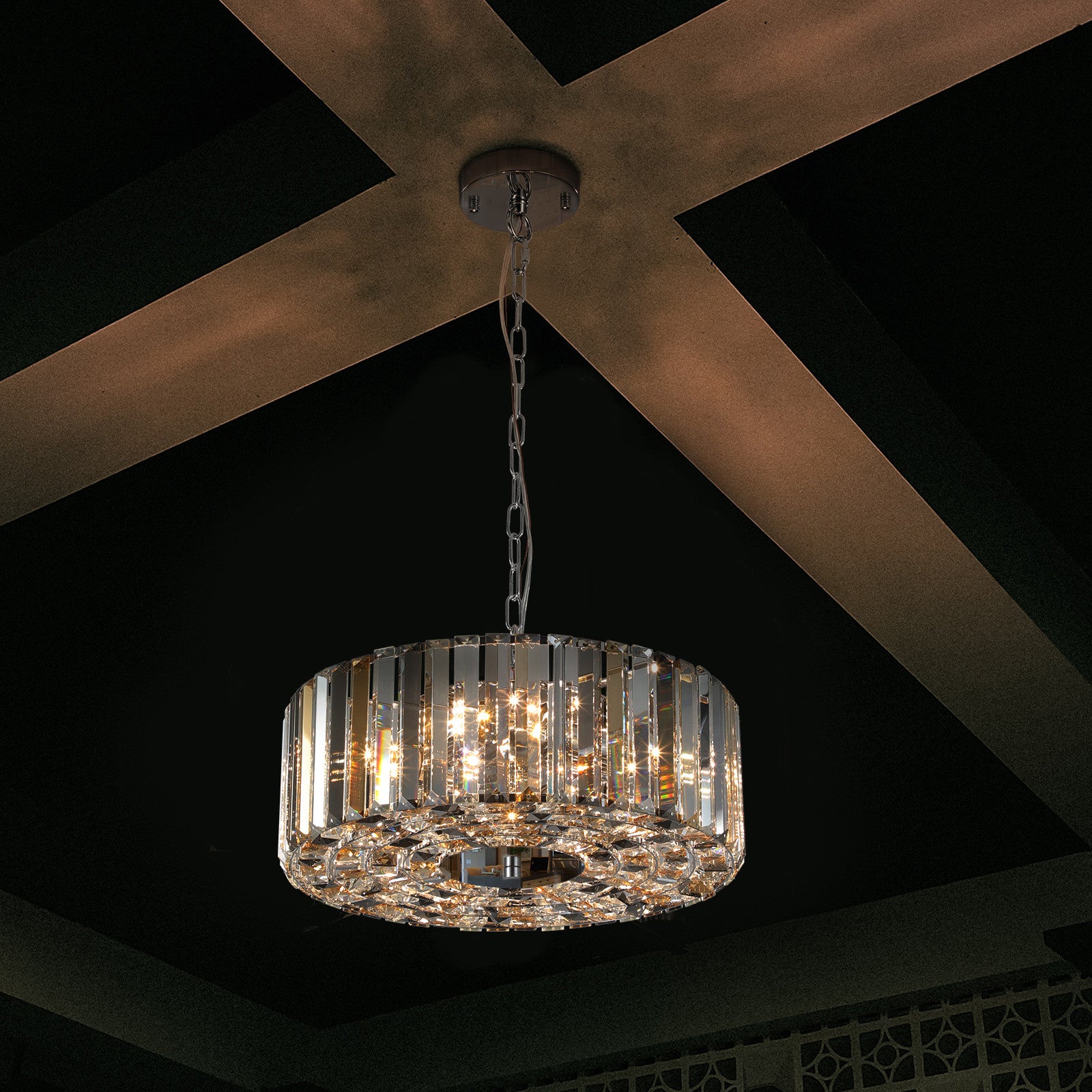 Clear Chandelier Crystal Ceiling Light