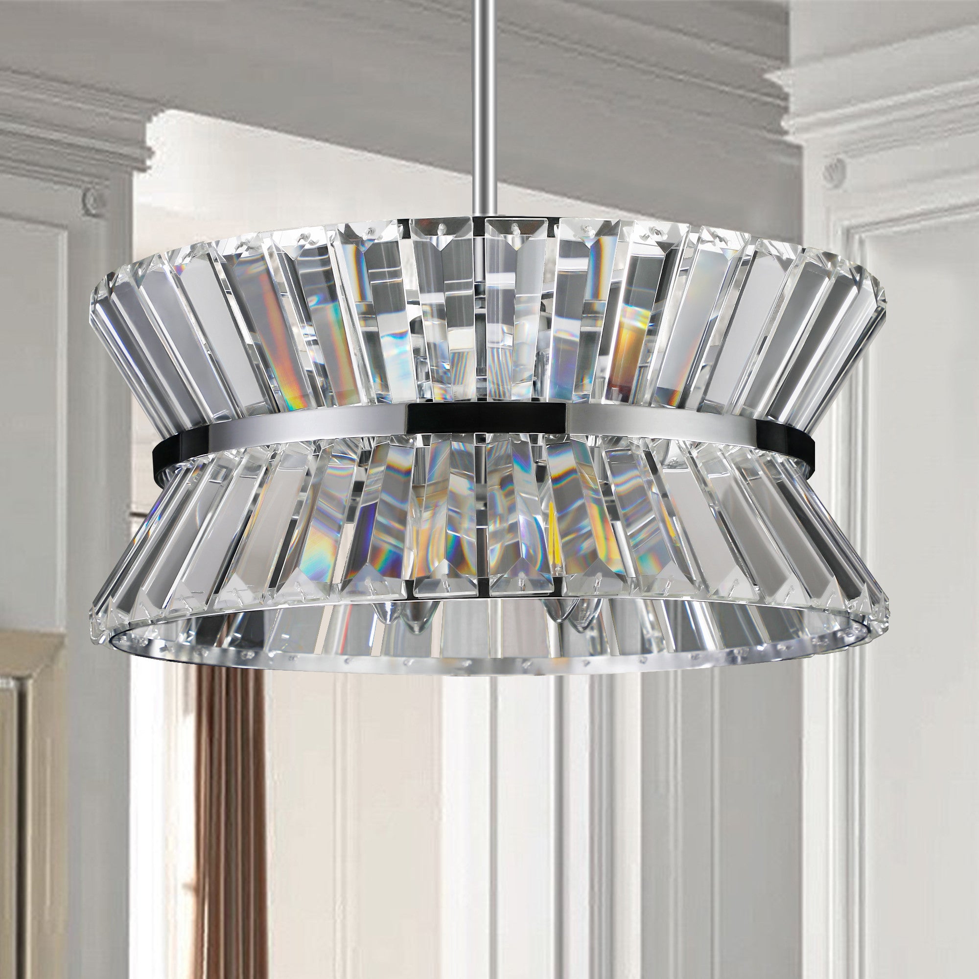 Clear Chandelier Crystal Ceiling Light