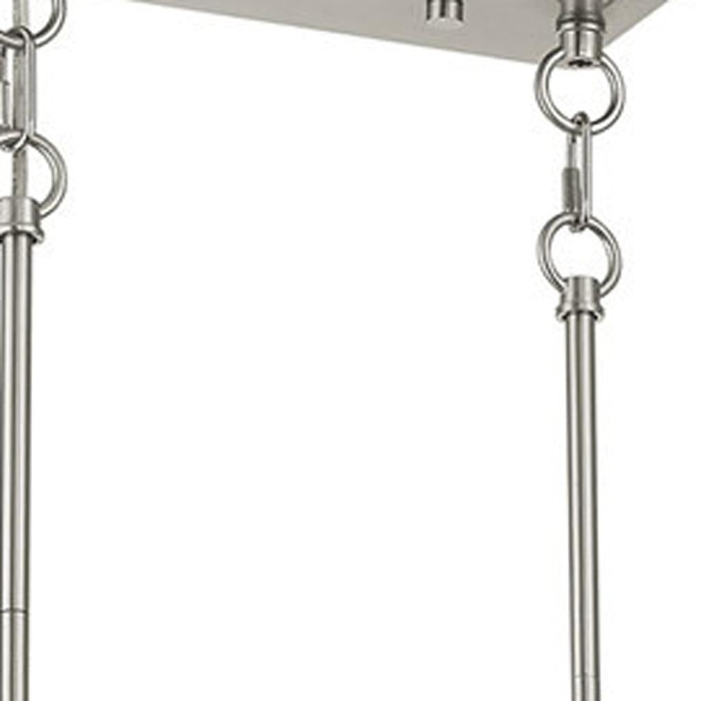 Ten Light Dimmable Chandelier With Shades