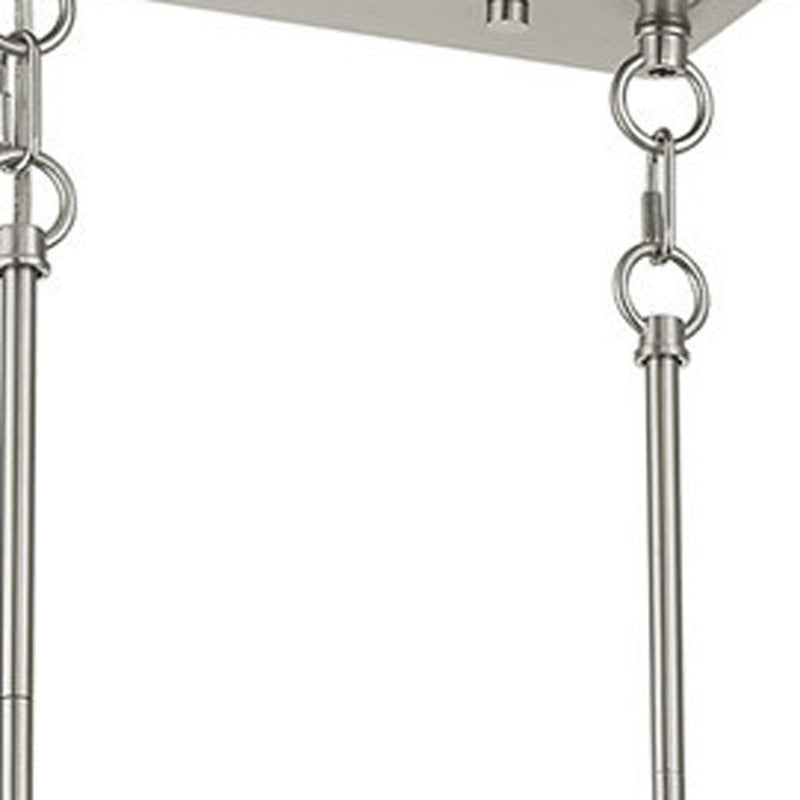 Ten Light Dimmable Chandelier With Shades