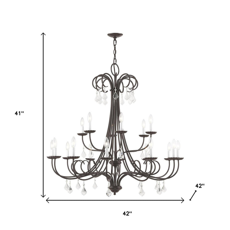 Multi Light Dimmable Chandelier With Shades