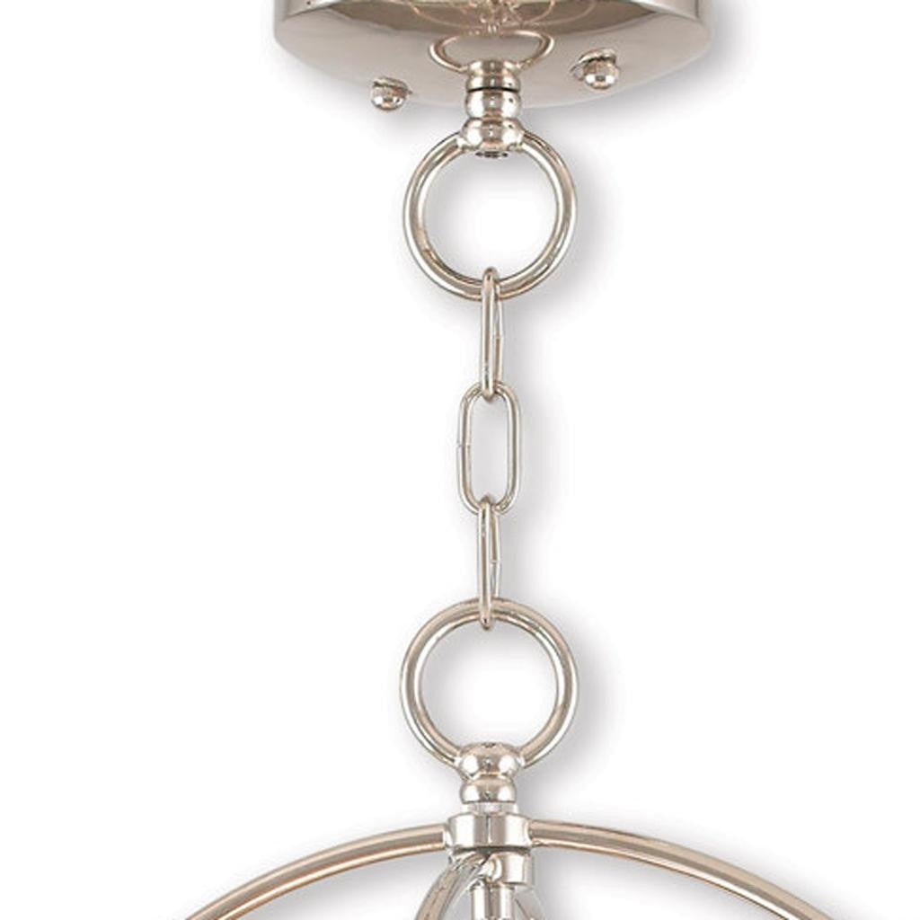 Three Light Dimmable Chandelier With Shades