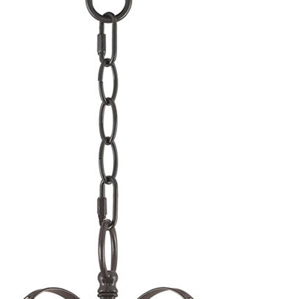 Three Light Dimmable Chandelier With Shades