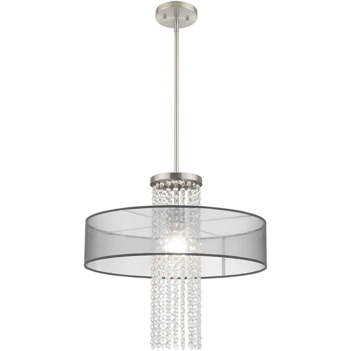 Dimmable Chandelier With Shades Default Title