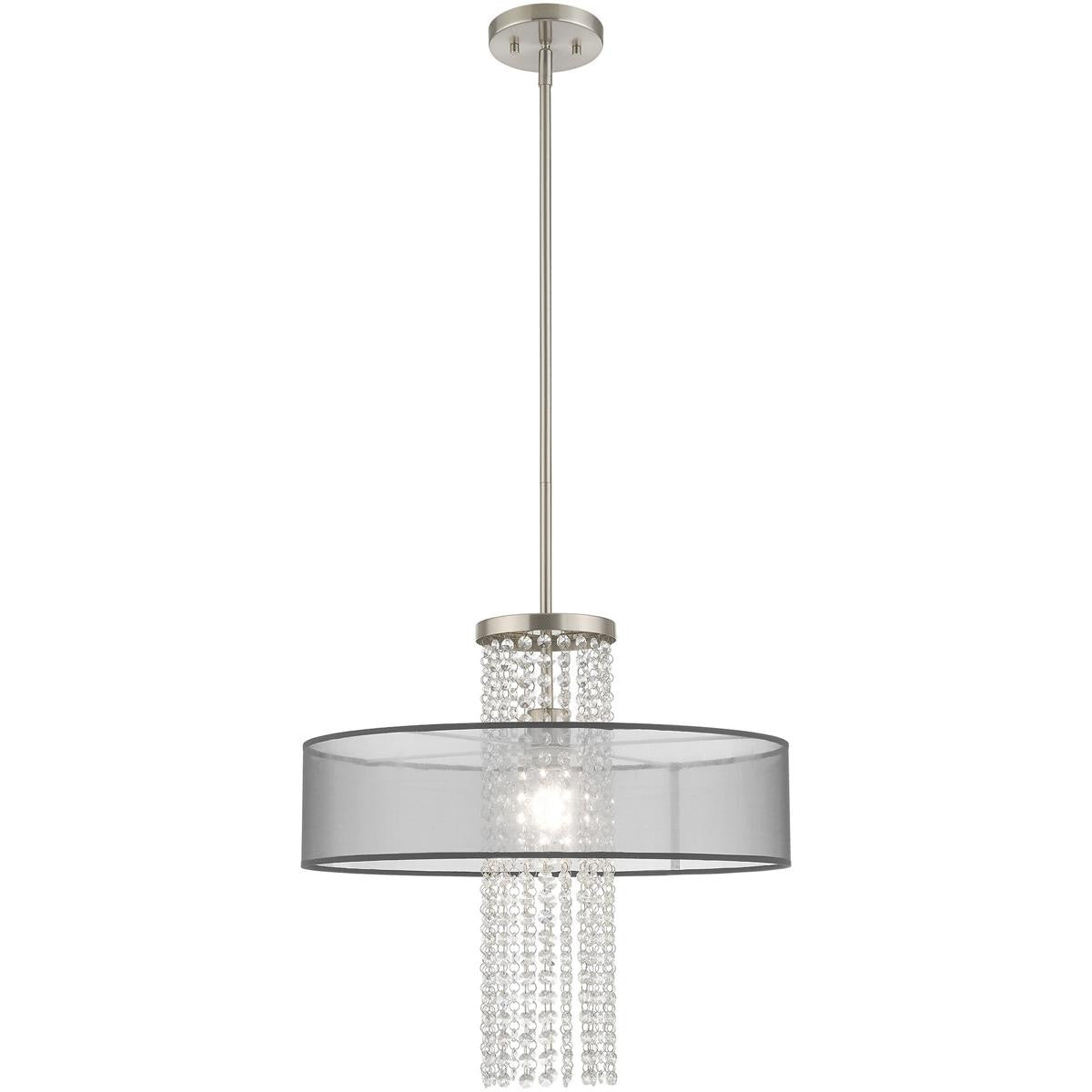 Dimmable Chandelier With Shades