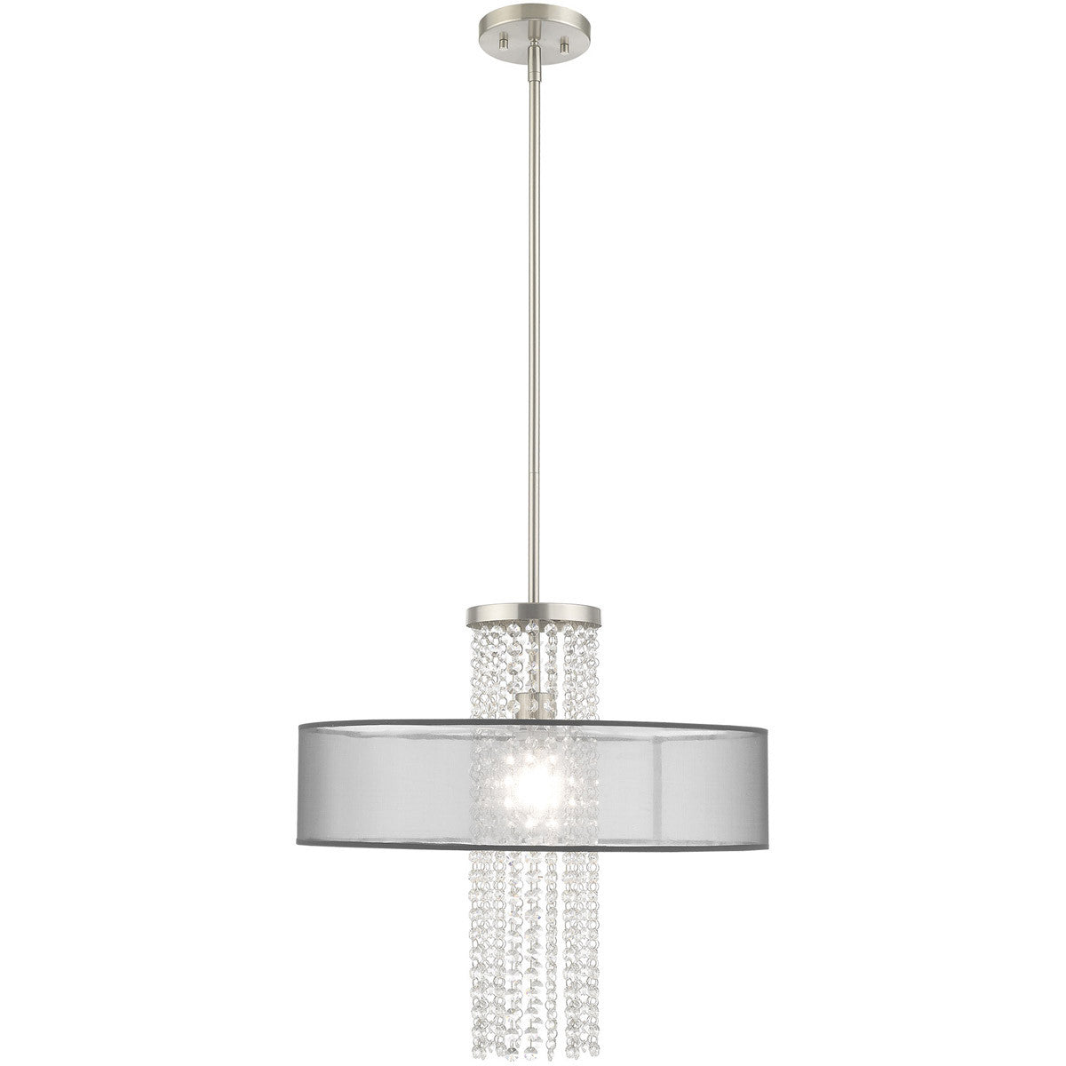 Dimmable Chandelier With Shades