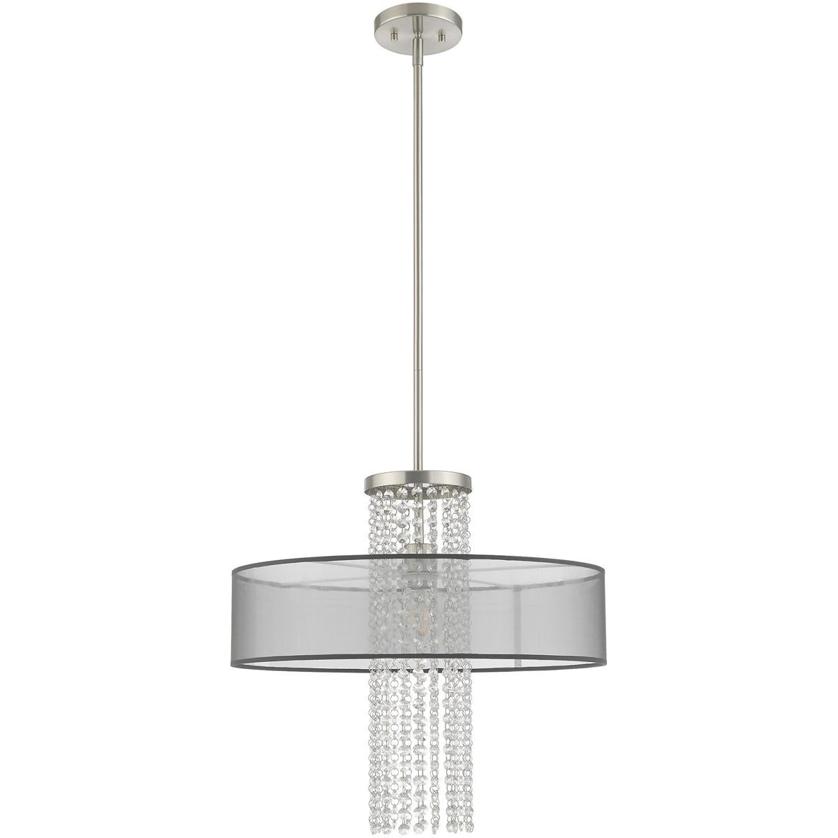 Dimmable Chandelier With Shades