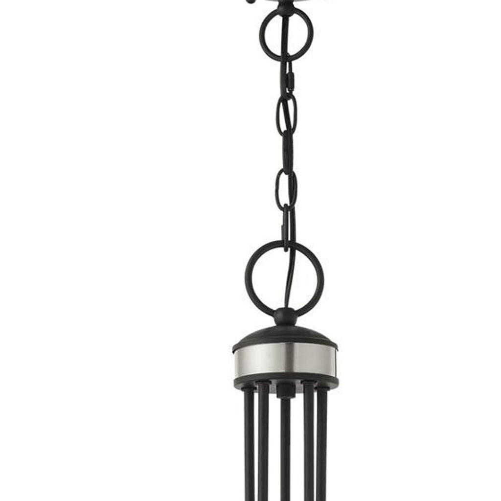 Five Light Dimmable Chandelier With Shades