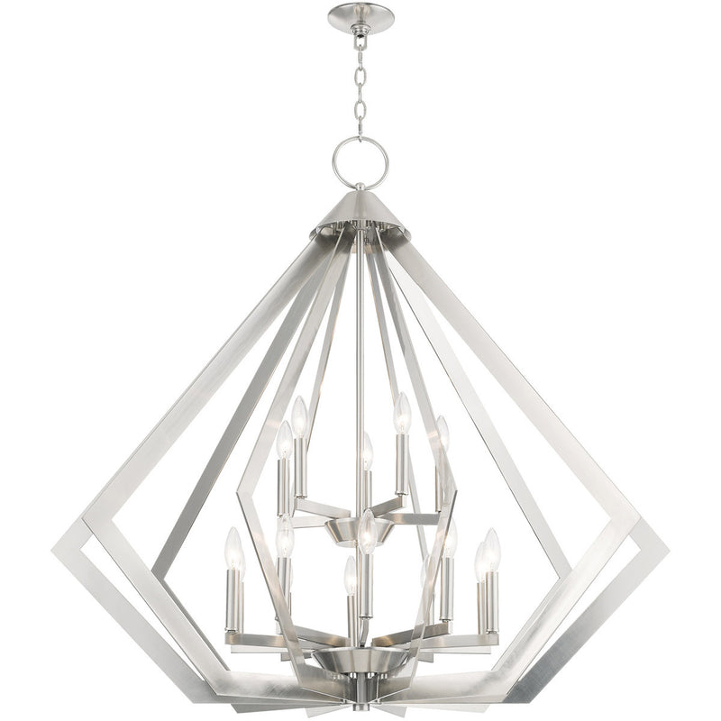 Multi Light Dimmable Chandelier With Shades