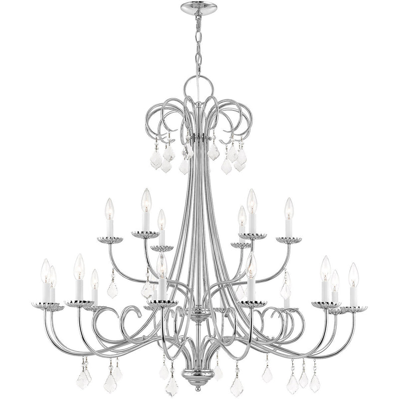 Multi Light Dimmable Chandelier With Shades