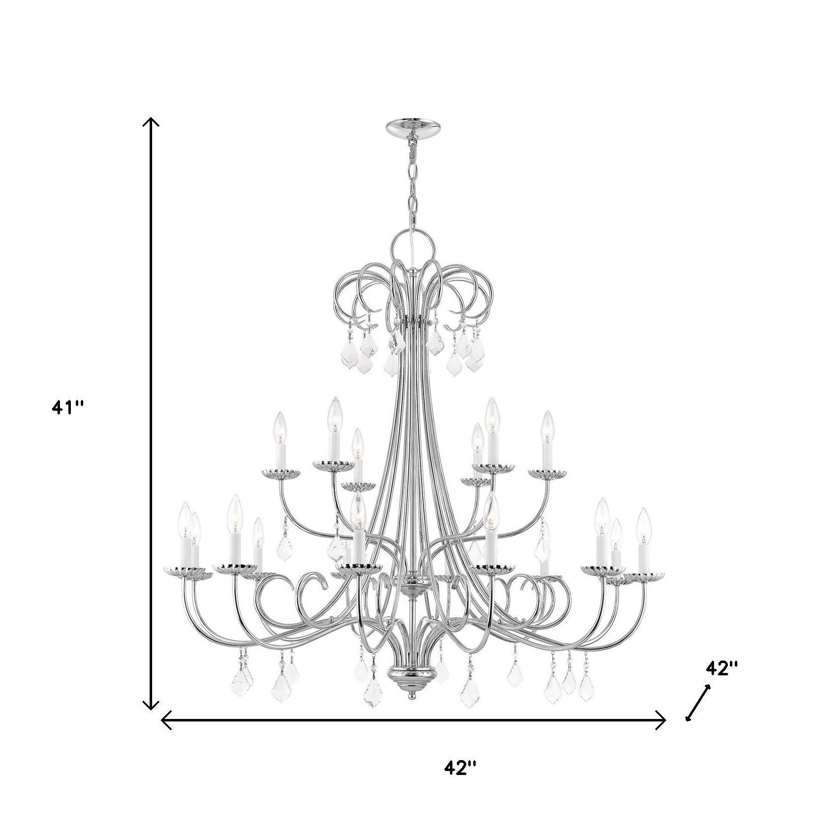 Multi Light Dimmable Chandelier With Shades