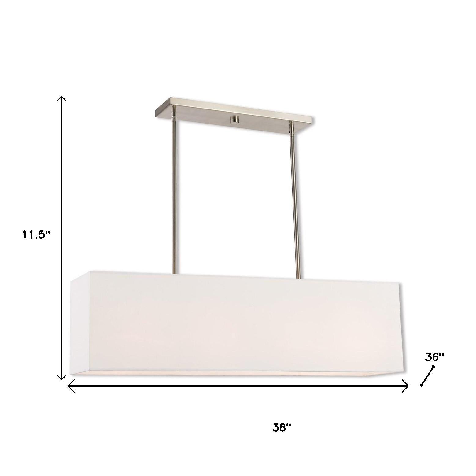 Four Light Dimmable Chandelier With Shades Default Title