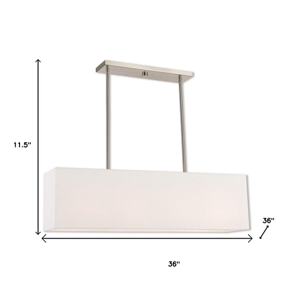 Four Light Dimmable Chandelier With Shades Default Title