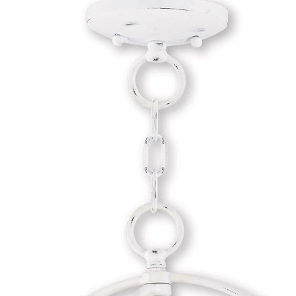 Three Light Dimmable Chandelier With Shades