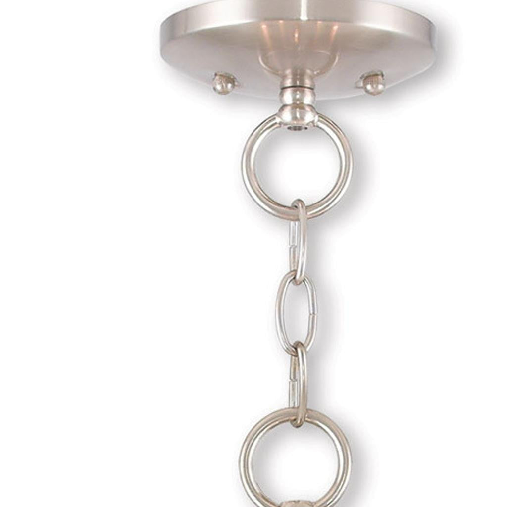 Three Light Dimmable Chandelier With Shades