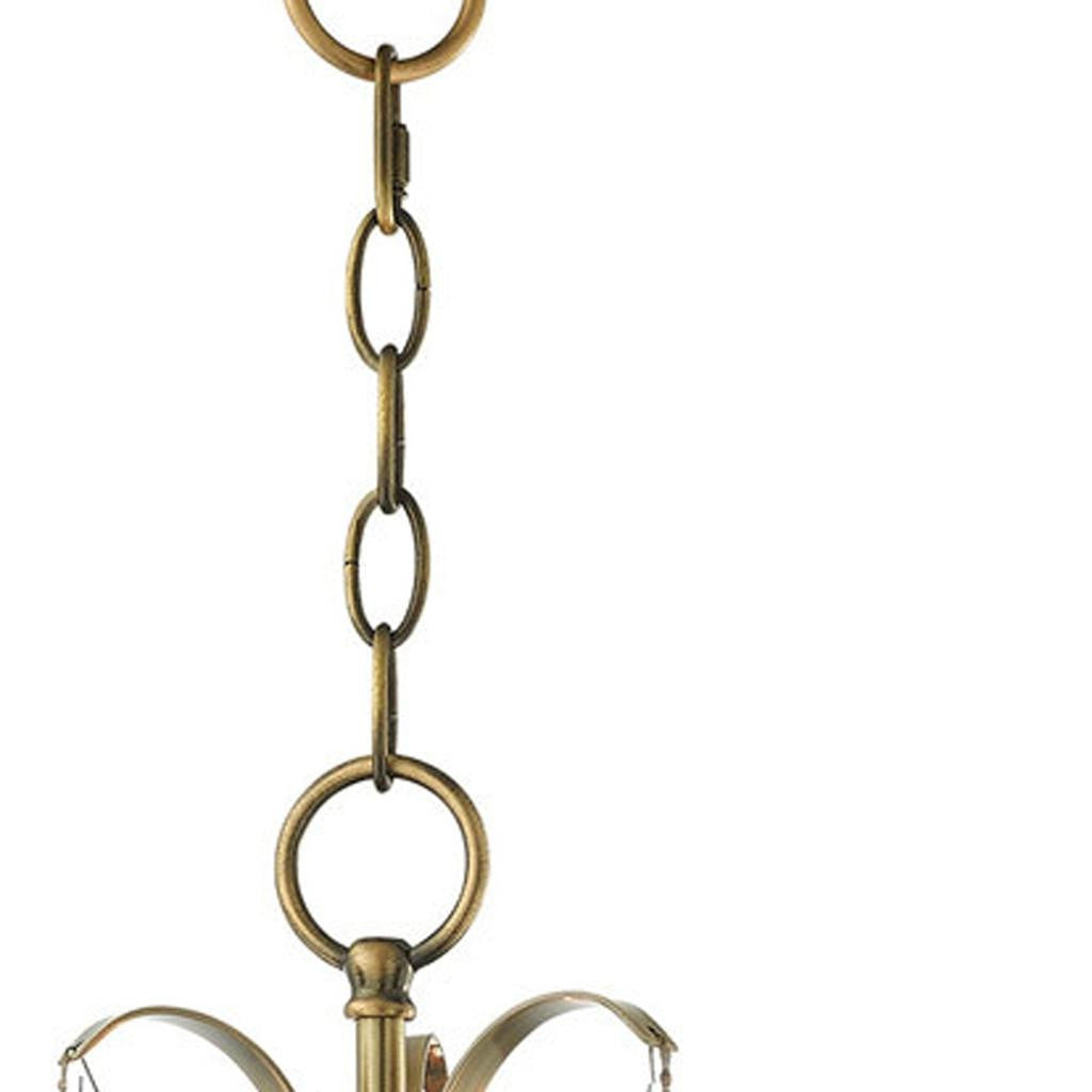 Three Light Dimmable Chandelier With Shades