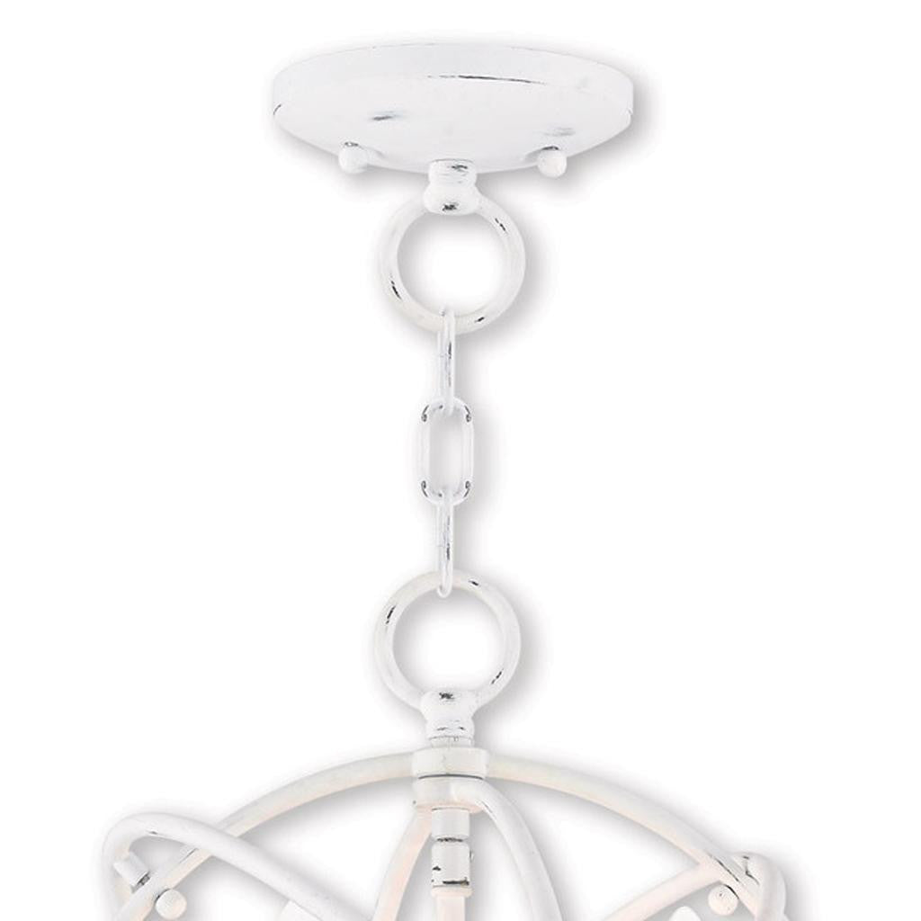 Three Light Dimmable Chandelier With Shades