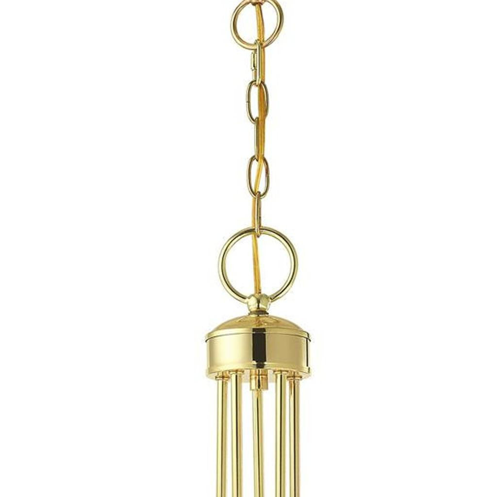 Five Light Dimmable Chandelier With Shades