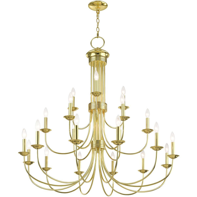 Multi Light Dimmable Chandelier With Shades