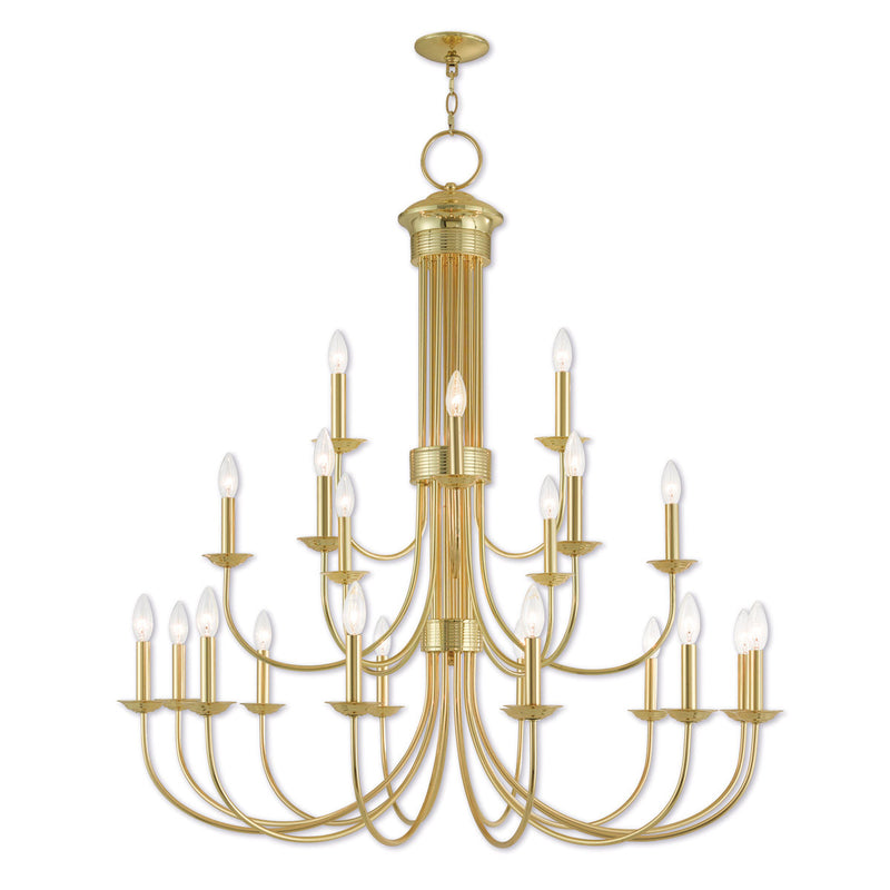 Multi Light Dimmable Chandelier With Shades