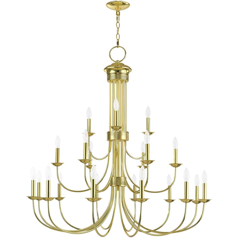 Multi Light Dimmable Chandelier With Shades