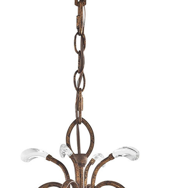 Four Light Dimmable Chandelier With Shades