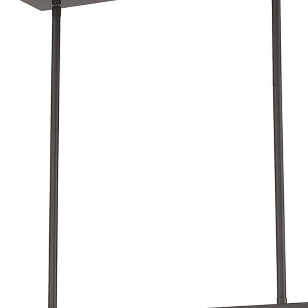 Five Light Dimmable Chandelier With Shades Default Title