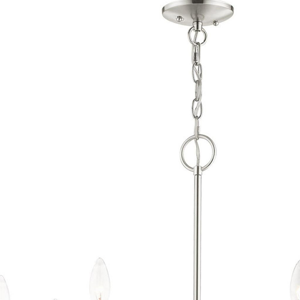 Seven Light Dimmable Chandelier With Shades