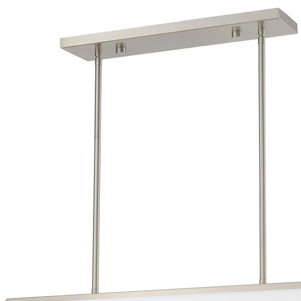 Five Light Dimmable Chandelier With Shades