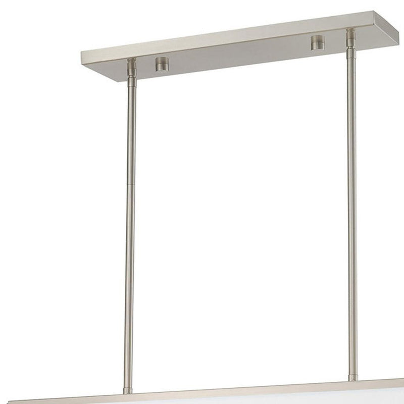 Five Light Dimmable Chandelier With Shades