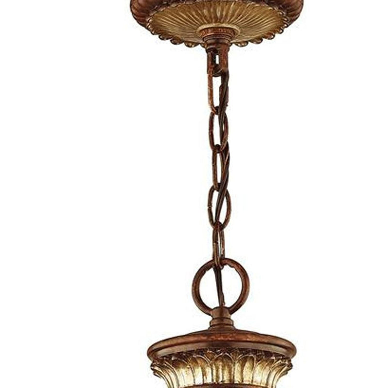 Four Light Dimmable Chandelier With Shades