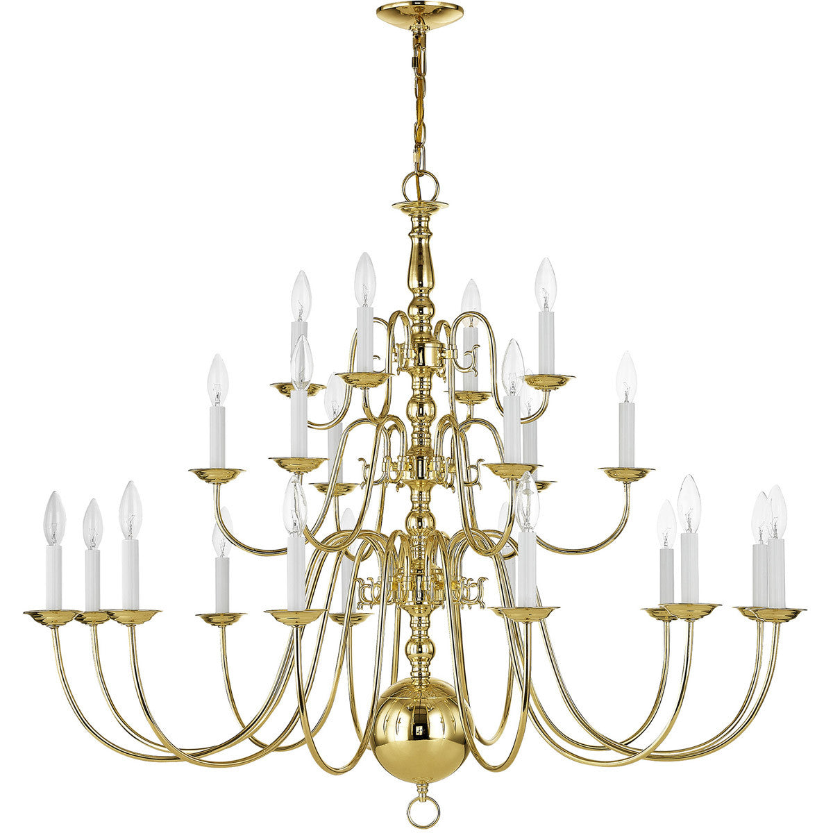 Multi Light Dimmable Chandelier With Shades