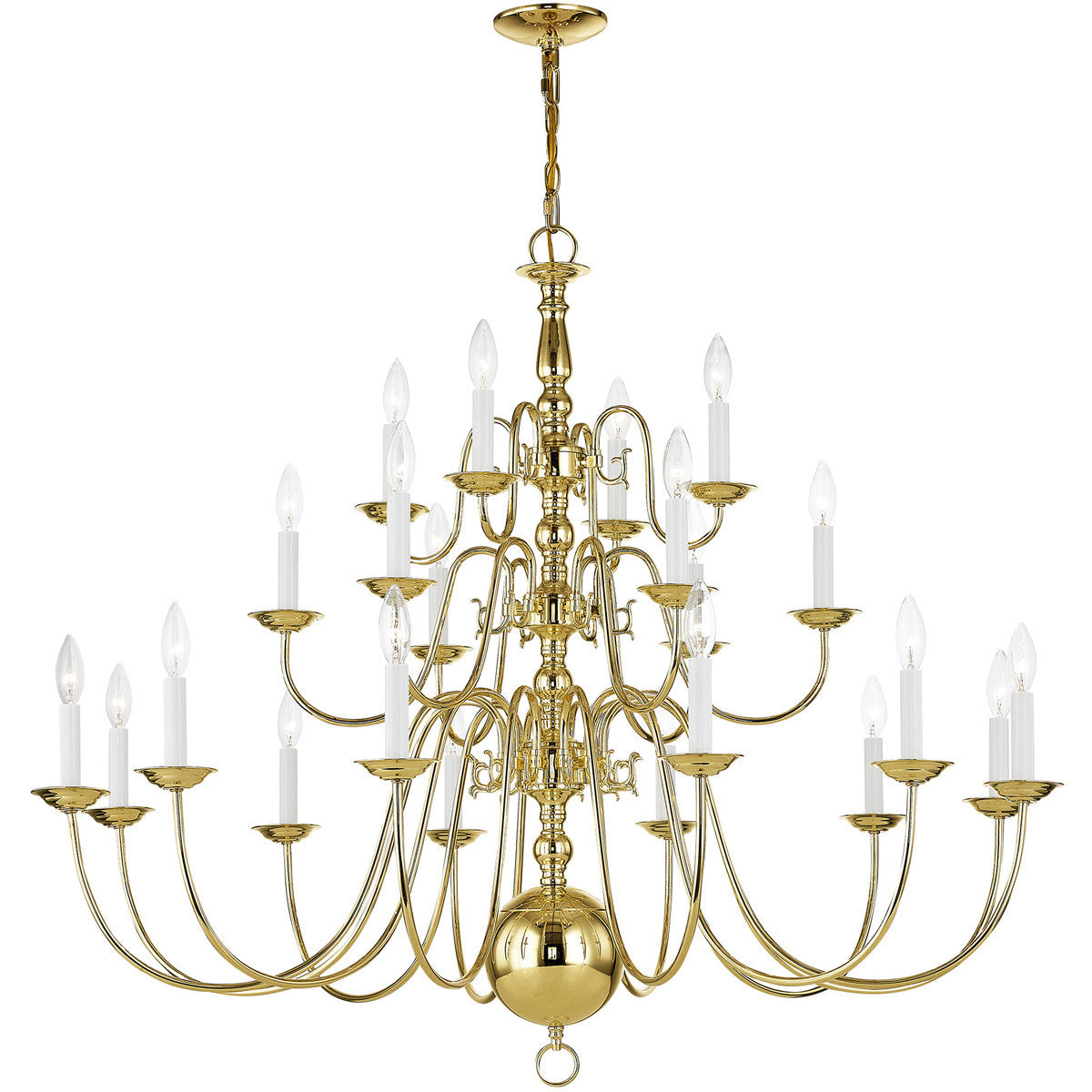 Multi Light Dimmable Chandelier With Shades