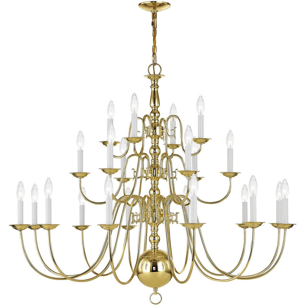 Multi Light Dimmable Chandelier With Shades