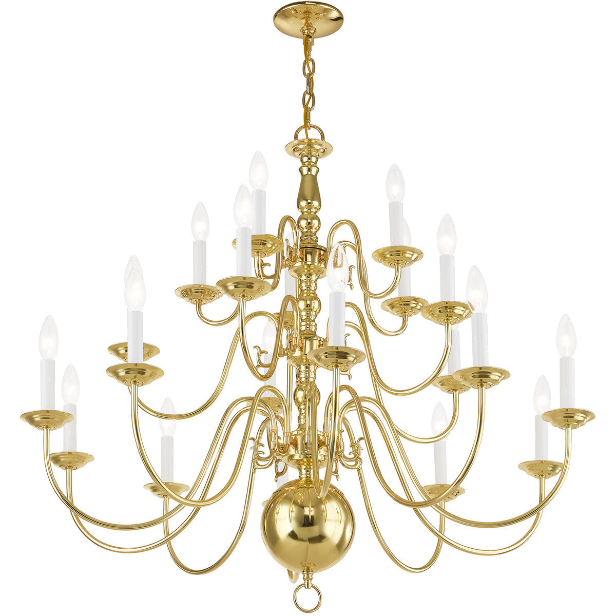 Multi Light Dimmable Chandelier With Shades