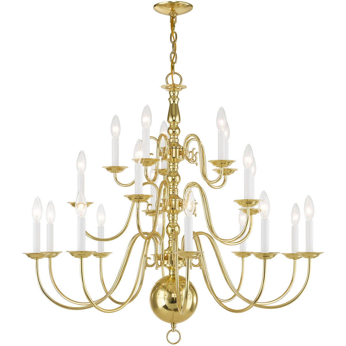 Multi Light Dimmable Chandelier With Shades