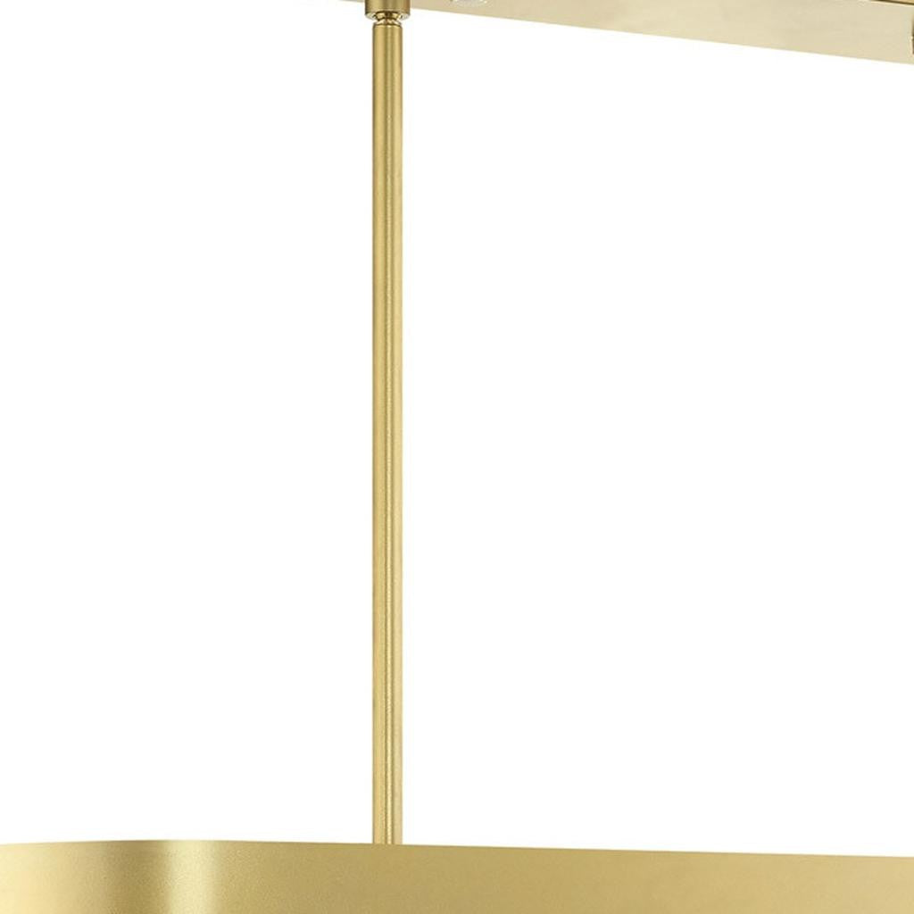 Four Light Dimmable Chandelier With Shades