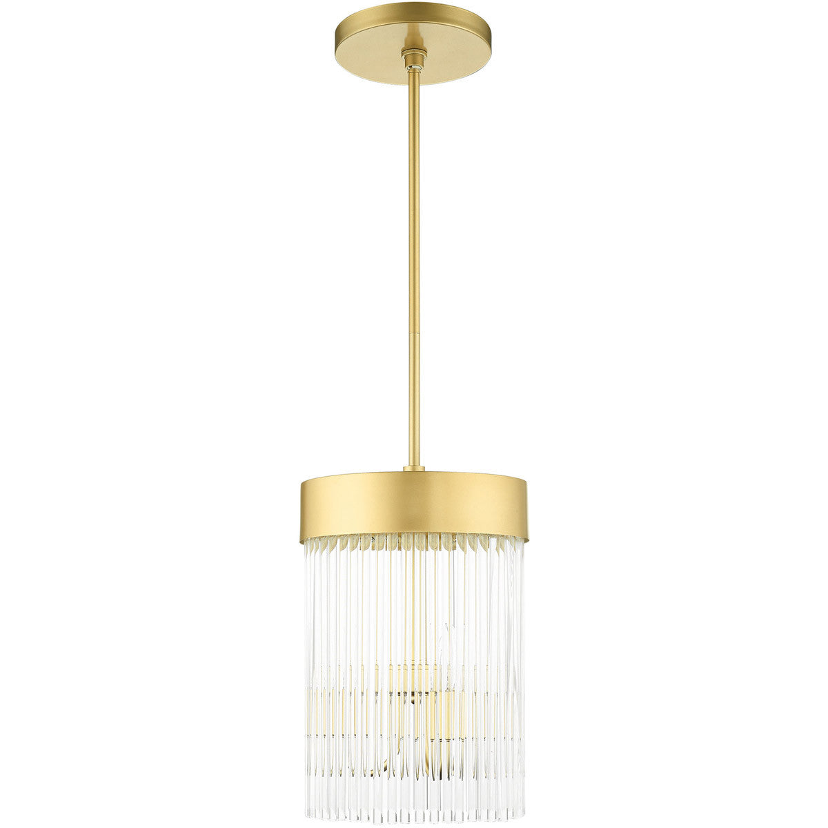 Three Light Dimmable Chandelier With Shades